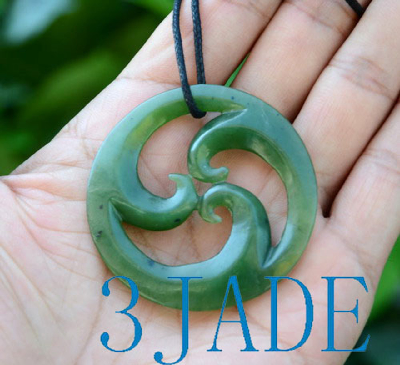 Maori Pounamu Jade Toki Adze. Taonga New Zealand Nephrite Pendant. 81