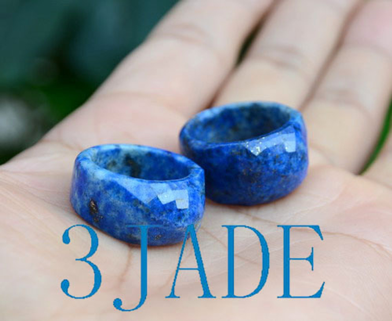 Faceted Lapis Lazuli Gemstone Ring