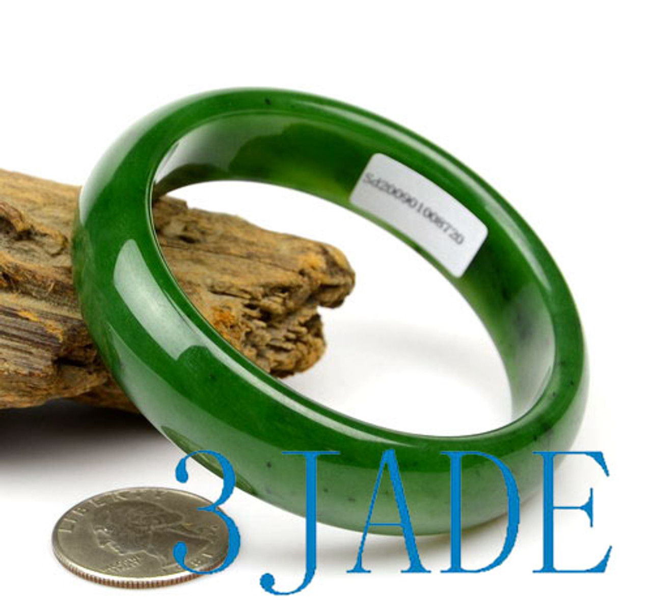 59mm green jade bangle