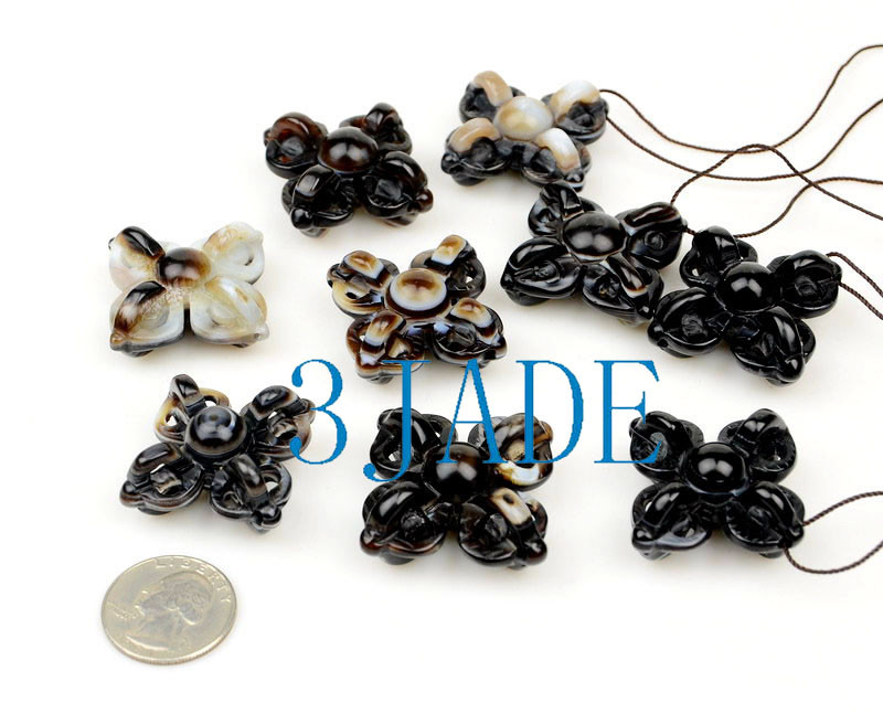 Heaven Eye Agate Dzi Pendant