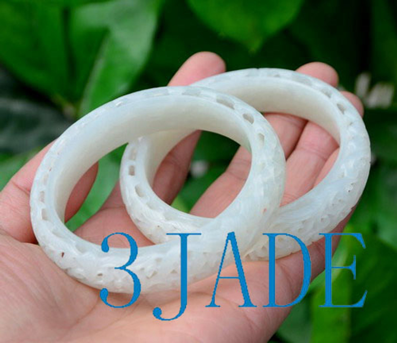 Discover more than 83 white jade bangle bracelet best  induhocakina