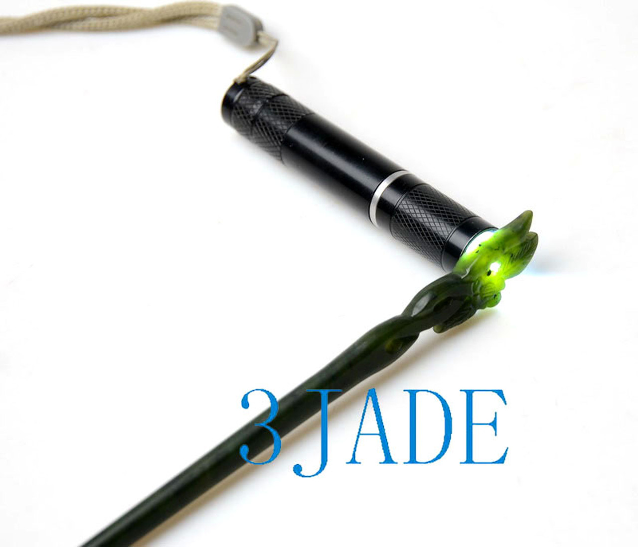 Green Jade Hair Pin