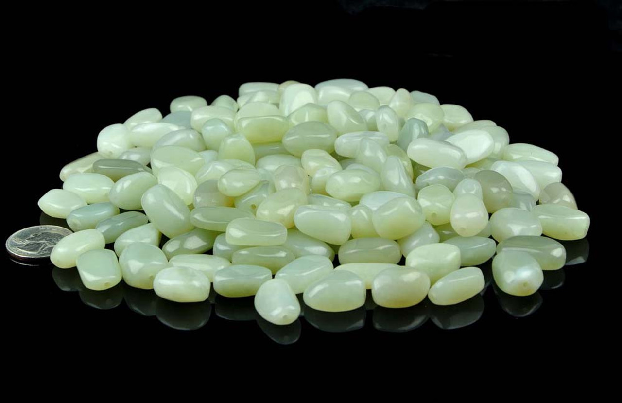 Tumbled Jade Beads 