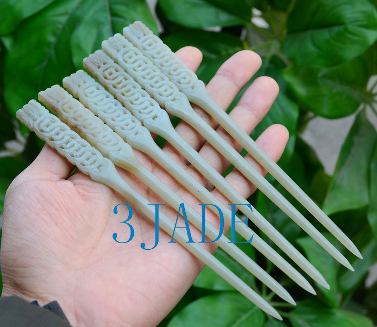 Nephrite Jade Hair Stick