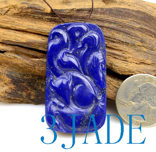 Natural Lapis Lazuli Nine-tailed Fox/Kumiho/Gumiho/구미호/九尾狐