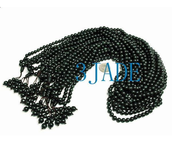 108 black jade prayer beads