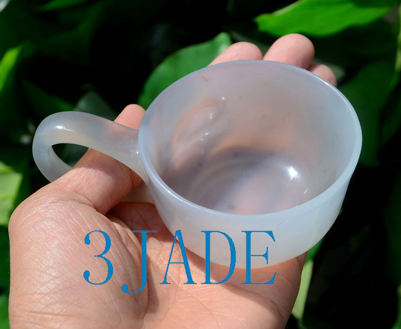 natural agate gemstone tea cup