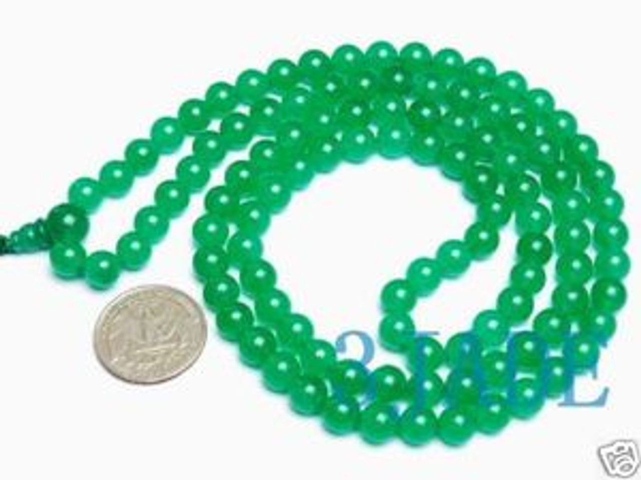 Green prayer beads