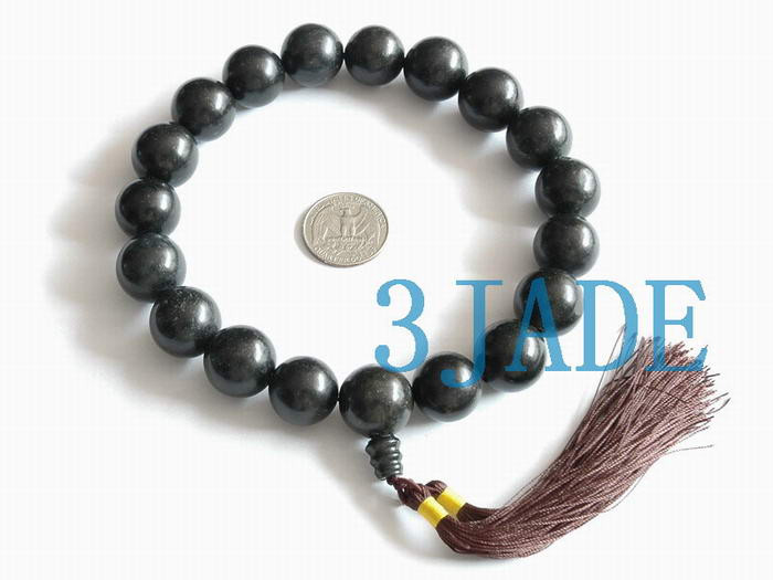 black jade prayer beads