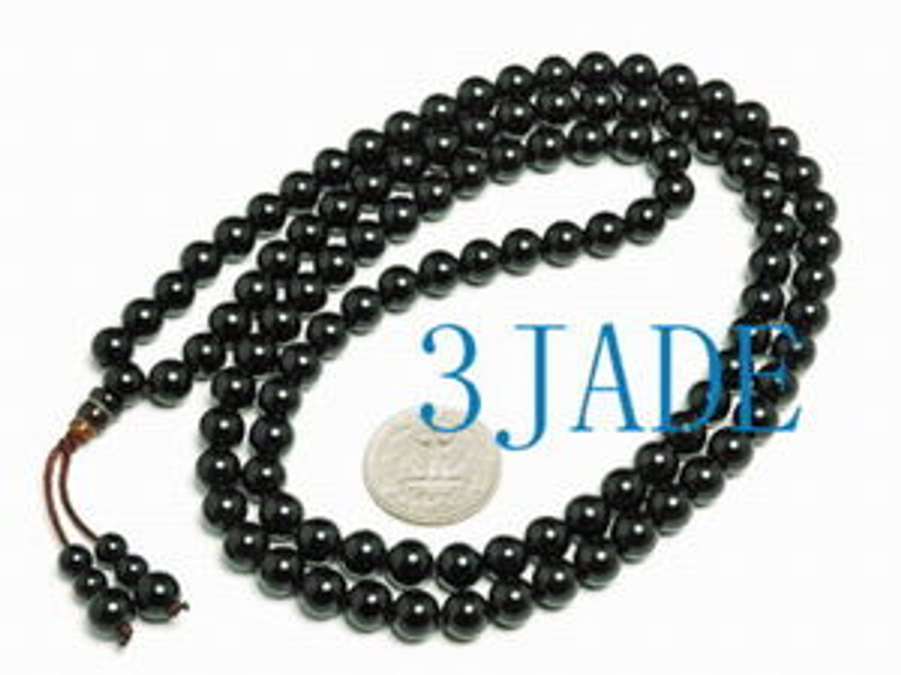 Black Onyx Prayer Beads Mala