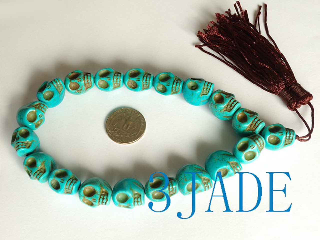 turquoise prayer beads