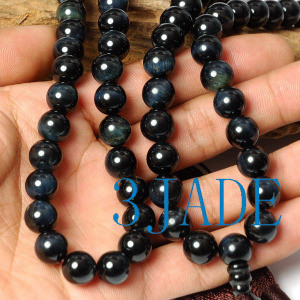 Tiger's eye prayer beads