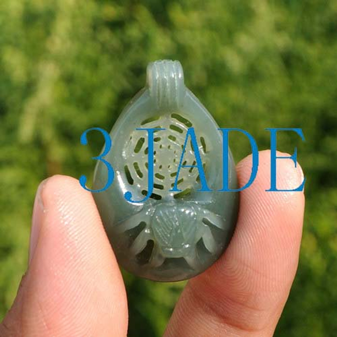 Jade Spider Pendant