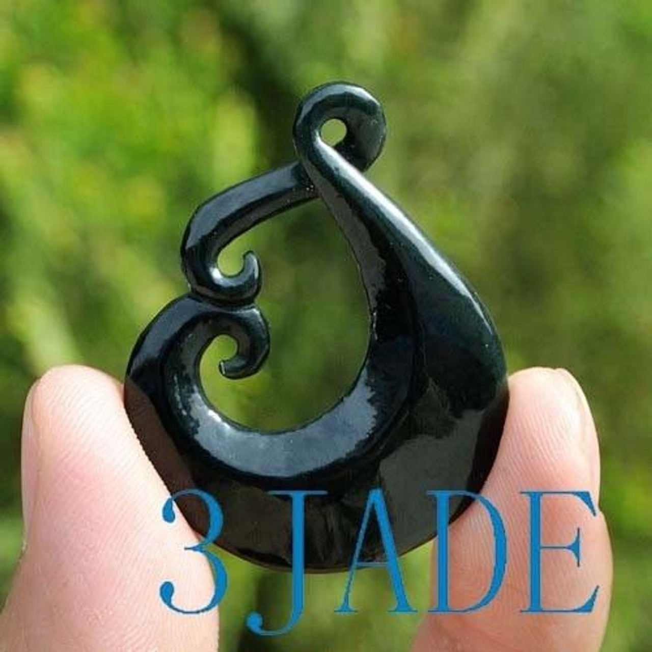 Jade Koru Amulet