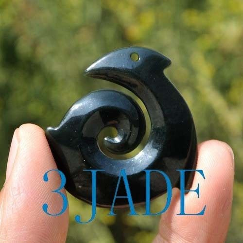 Nephrite Jade Koru