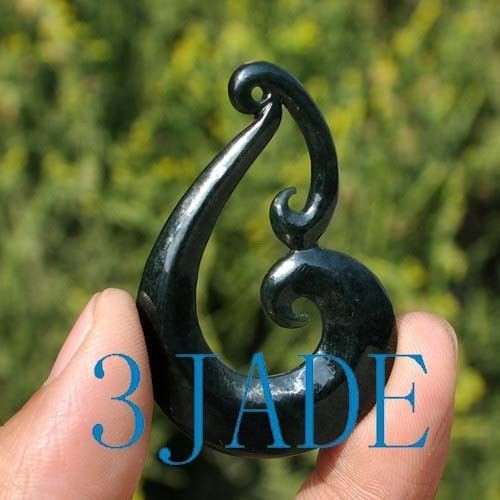 Jade Koru Amulet
