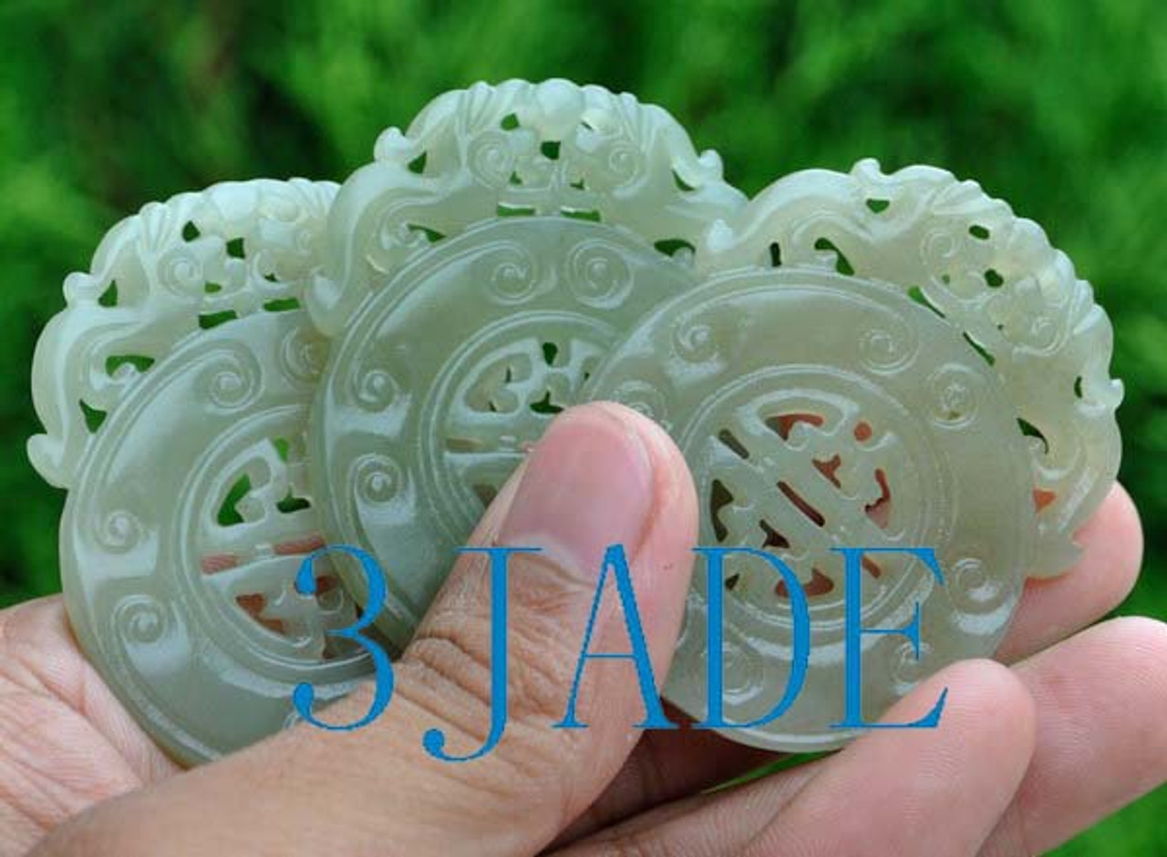 Natural Hetian Nephrite Jade Carving Pixiu Pendant