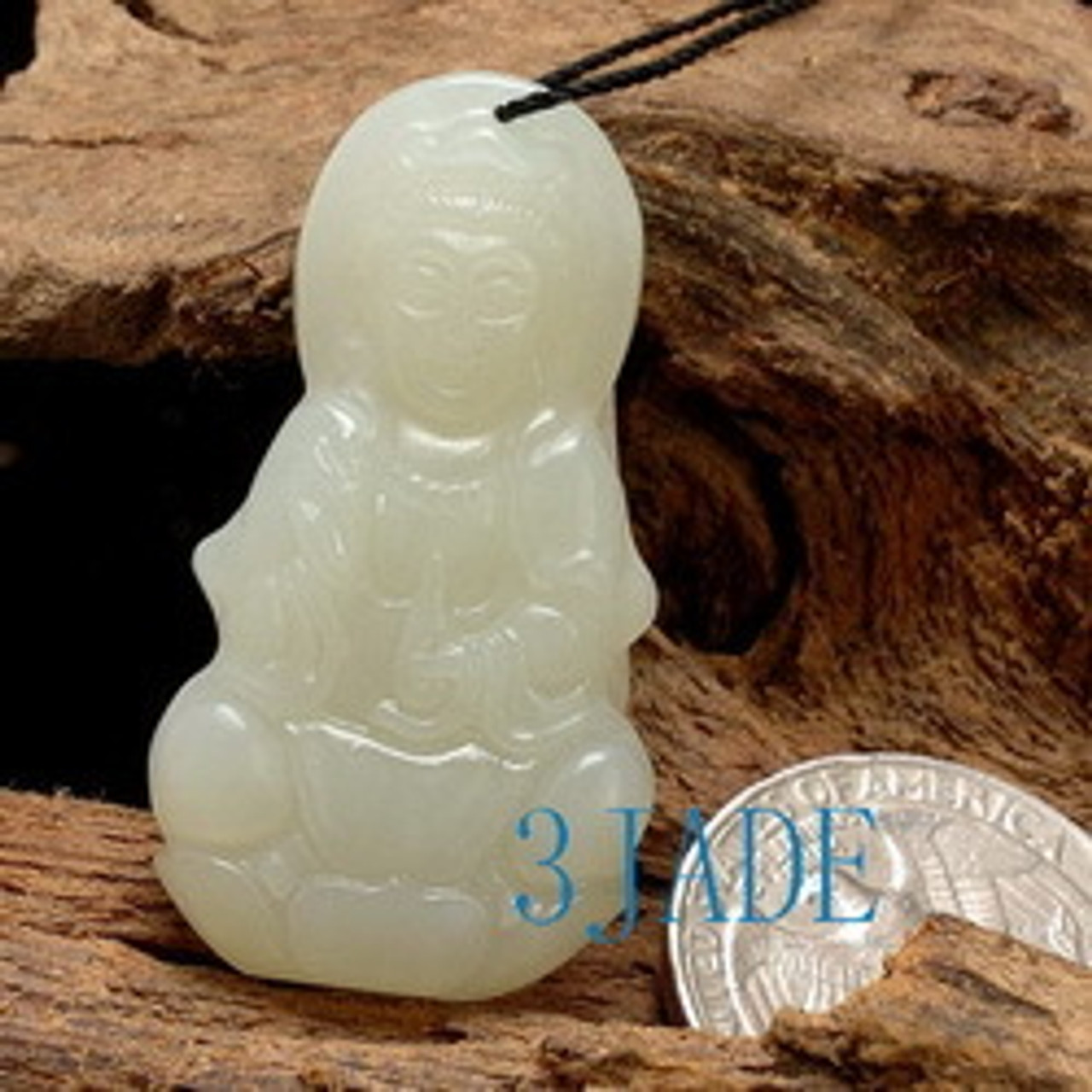 Jade Kwan Yin Necklace