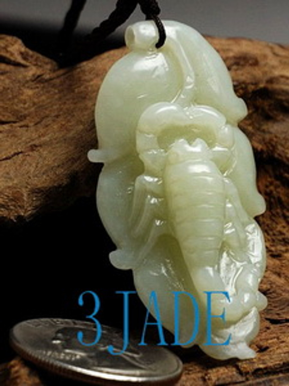 Jade Scorpion Pendant