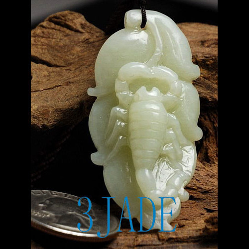 Jade Scorpion Pendant