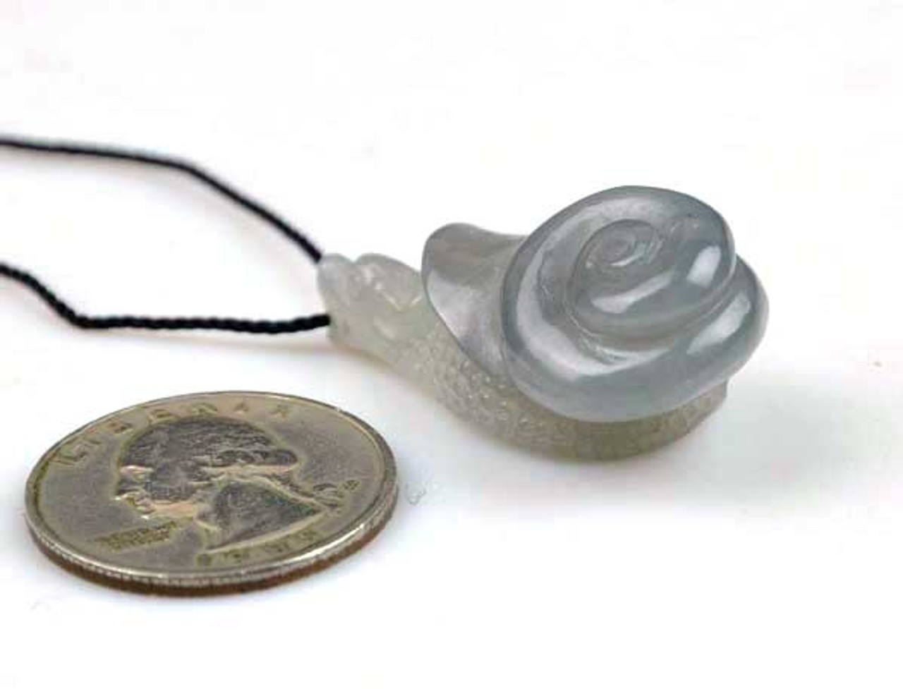 snail pendant
