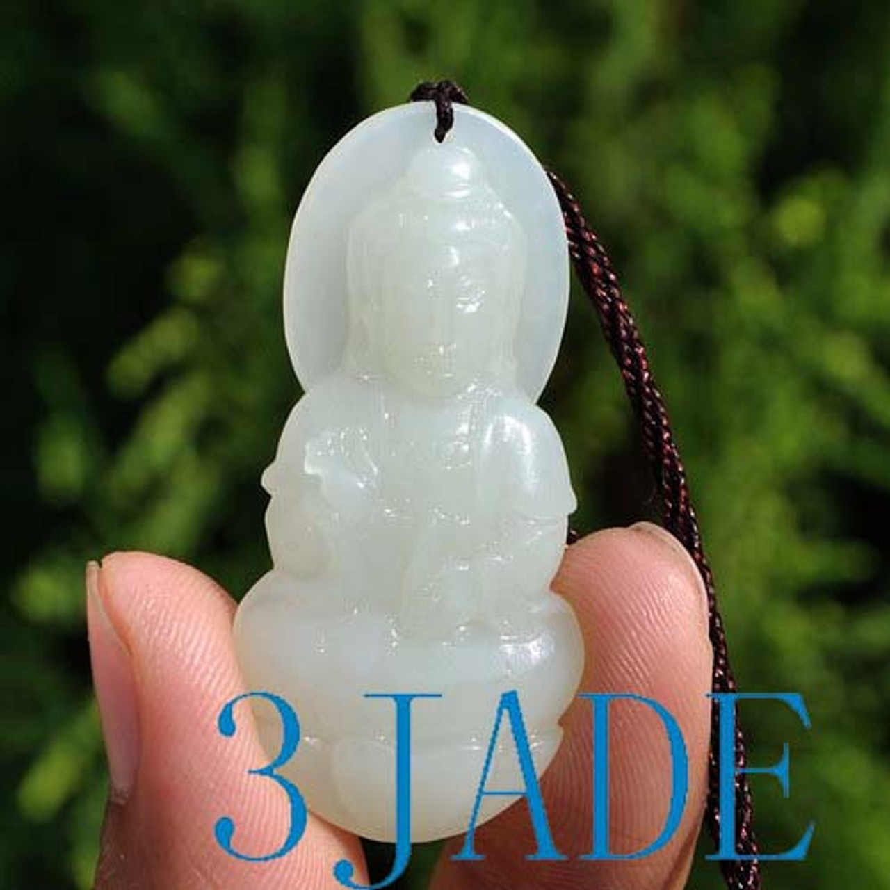 Hetian jade necklace