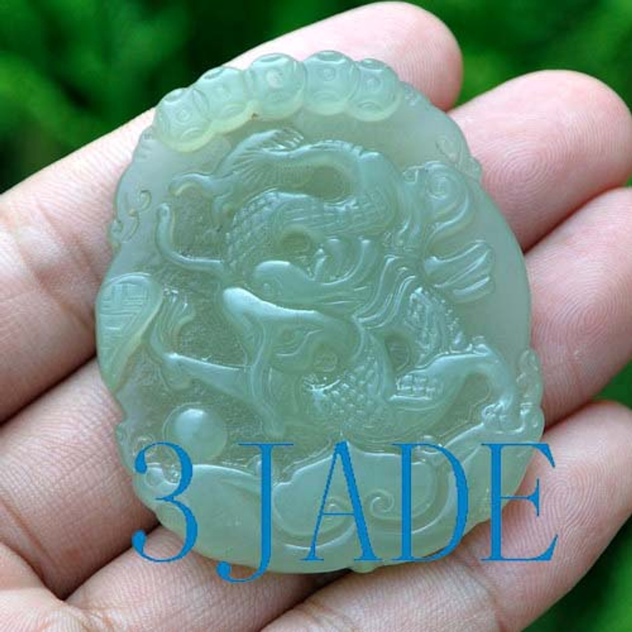 Jade Dragon Pendant