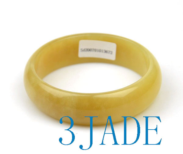 56mm Natural Hetian Nephrite Sugar Brown Jade Bangle Bracelet w
