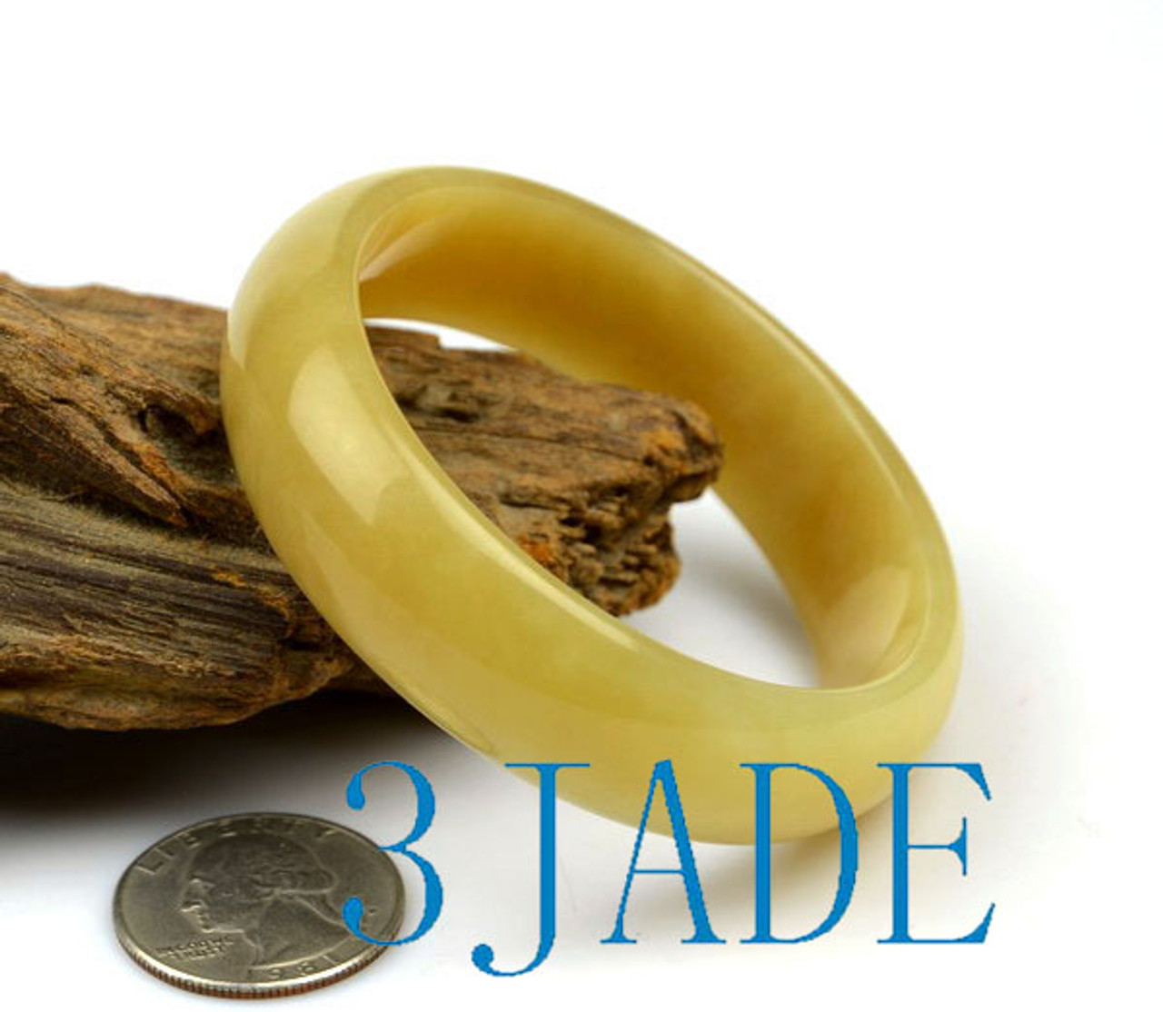 sugar brown jade bangle