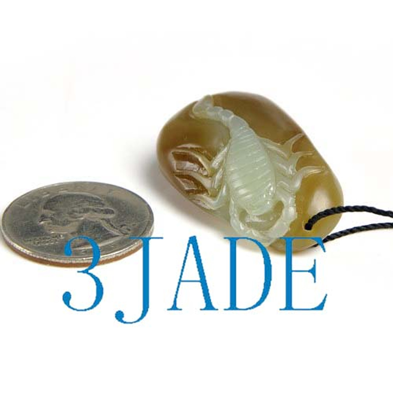 Hetian jade necklace