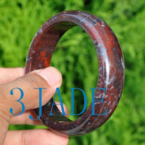 Chicken Blood Stone Bangle