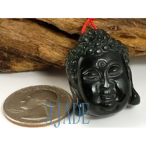 Nephrite Jade Buddha Pendant
