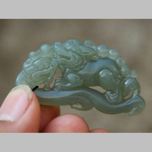 Jade Dragon Pendant