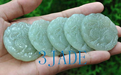 Hetian Jade  Qilin Pendant Necklace