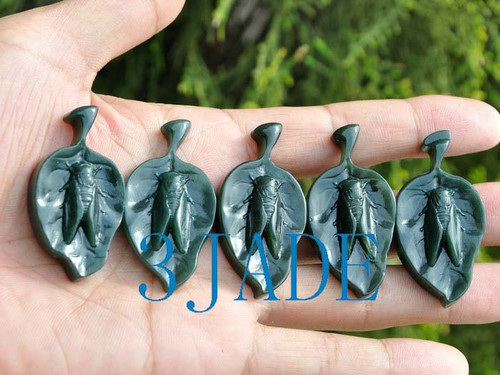 Jade Cicada Necklace