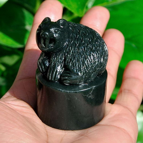 Jade Bear Stamp Seal