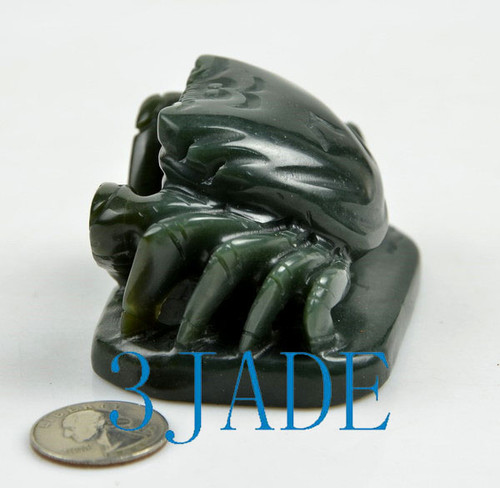 jade crab statue