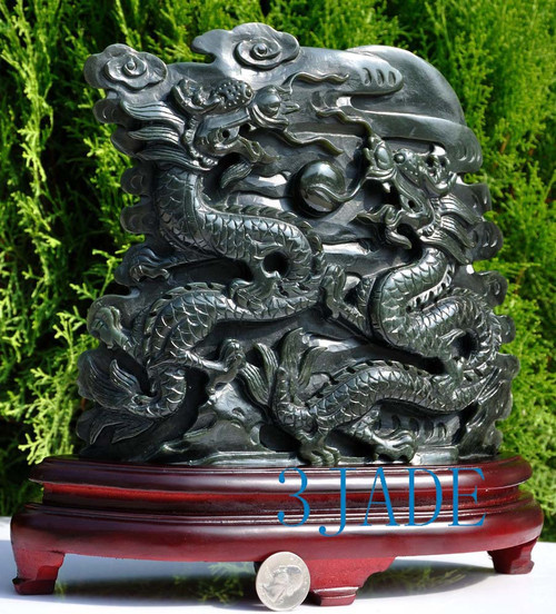 Nephrite Jade Dragons