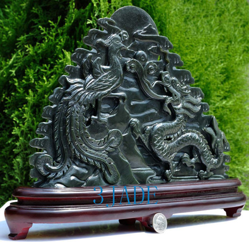 Dragon Phoenix Carving