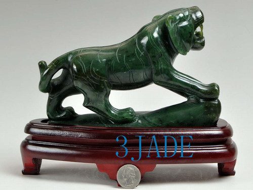 Nephrite jade Tiger