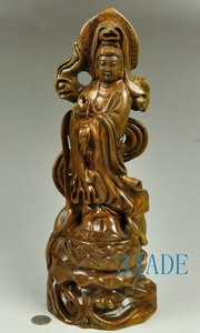 wood Kwan-yin statue