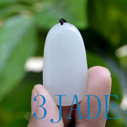 natural white Hetian jade bird