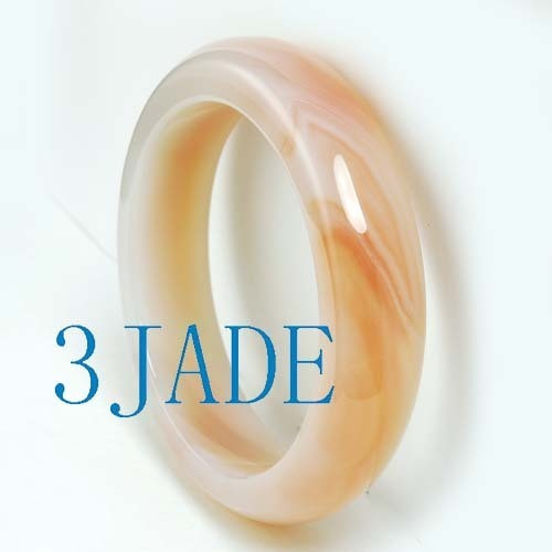 71mm Natural Sardonyx / Agate Chunky Bangle Bracelet / Anklet