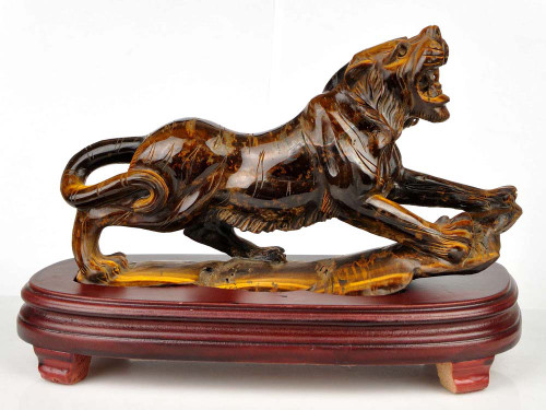 tiger's eye tiger statue