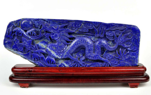 Lapis Lazuli Dragon Statue
