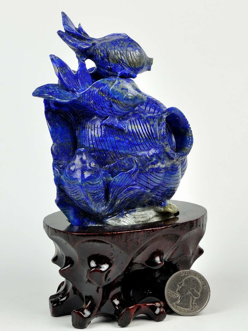 Lapis Lazuli carving