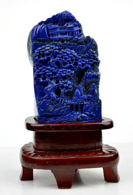 Lapis Lazuli carving