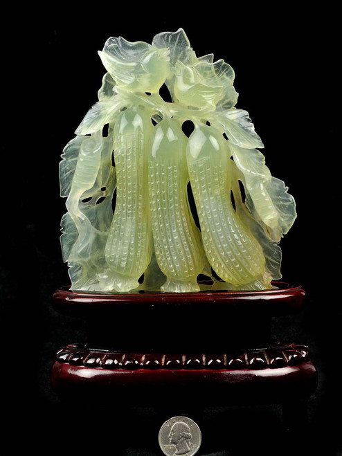 Xiu jade plant statue