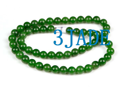 Green jade necklace