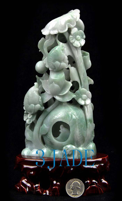 jade Koi fish carving